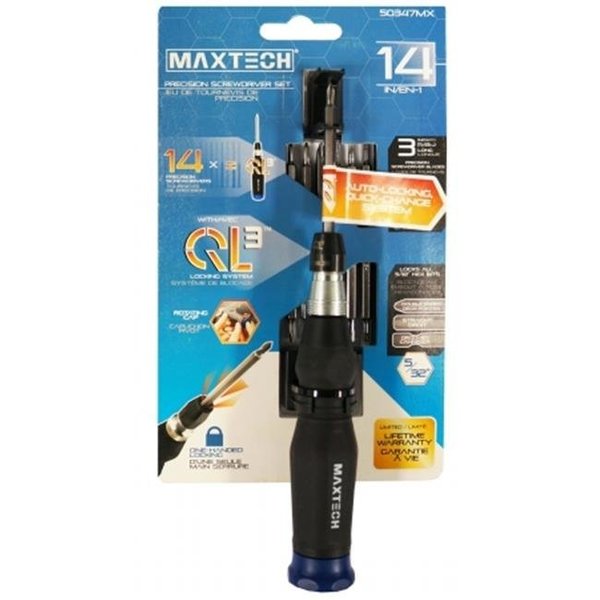 Maxtech Consumer Products Maxtech Consumer Products 50347MX Ql3 Precision Screwdriver Set 50347MX